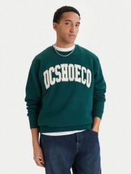 DC Shoes Bluza Varsity EDYFT03547 Zielony Regular Fit. Zielone bluzy DC Shoes, m, bez wzorów, z bawełny, bez kaptura. Za 299.99 zł.