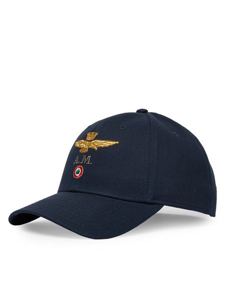 Aeronautica Militare Czapka z daszkiem 262HA1100UCT02848 Granatowy. Niebieskie czapki z daszkiem Aeronautica Militare, bez wzorów, z bawełny. Za 189.99 zł.