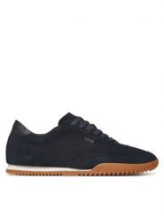BOSS Sneakersy Careton 50548707 Granatowy. Niebieskie buty sportowe casual Boss, bez wzorów, ze skóry, bez zapięcia. Za 949.99 zł.