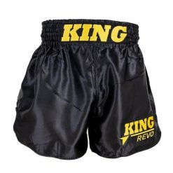 Szorty do boksu tajskiego King Pro Boxing Revo 2. Czarne szorty KING PRO BOXING, bez wzorów, sportowe. Za 258.00 zł.
