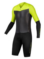 ENDURA Kombinezon kolarski "Encapsulator" w kolorze czarno-zielonym rozmiar: XL. Czarne szorty ENDURA, xl, bez wzorów. Za 614.96 zł.