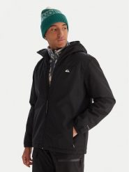 Quiksilver Kurtka przejściowa Overcast 3K EQYJK04202 Czarny Regular Fit. Czarne kurtki Quiksilver, m, bez wzorów, z bawełny, bez kaptura. Za 649.99 zł.