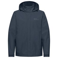 Kurtka uniwersalna męska Jack Wolfskin Trailtime. Niebieskie kurtki Jack Wolfskin, na wiosnę, m, bez wzorów, z syntetyku, z kapturem. Za 419.99 zł.