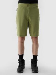 4F Szorty materiałowe 4FWSS24TFSHM425 Zielony Regular Fit. Zielone krótkie spodenki sportowe 4F, m, bez wzorów, z materiału. Za 99.99 zł.