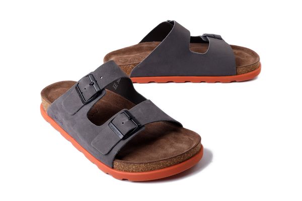 RIEKER 21190-40 grey, klapki męskie. Szare klapki Rieker. Za 251.93 zł.