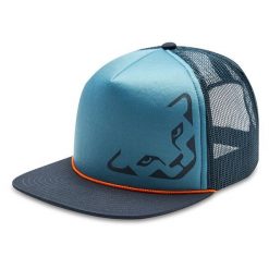 Czapka z daszkiem Dynafit. Niebieskie czapki z daszkiem Dynafit, bez wzorów. Za 119.99 zł.
