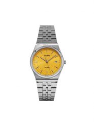 Casio Zegarek MTP-B145D-9AVEF Srebrny. Szare, analogowe zegarki Casio, srebrne. Za 339.99 zł.