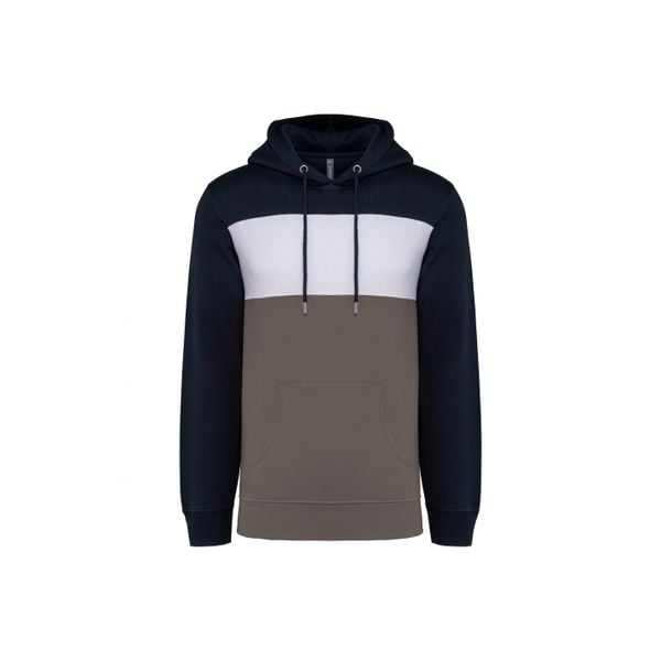 Bluza z kapturem Kariban. Białe bluzy z kapturem KARIBAN, m, bez wzorów, z bawełny, z kapturem. Za 185.50 zł.