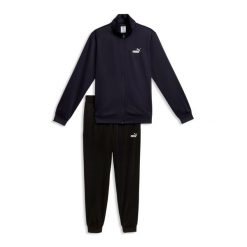 Dres Puma Ess No.1 Logo Poly Knitted Suit Dorośli. Niebieskie komplety dresowe Puma, m, bez wzorów, z dresówki, bez ramiączek. Za 253.80 zł.