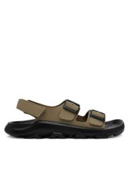 Birkenstock Sandały Mogami Terra 1029775 Khaki. Brązowe sandały Birkenstock, ze skóry, bez zapięcia. Za 379.99 zł.