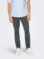 ONLY & SONS Spodnie chino w kolorze antracytowym rozmiar: W31/L32. Czarne eleganckie spodnie Only & Sons, l. Za 88.02 zł.