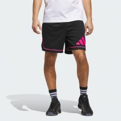 Szorty adidas Basketball Badge of Sport. Białe buty do koszykówki Adidas, bez wzorów, z materiału. Za 159.00 zł.
