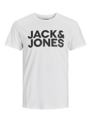 Jack & Jones Koszulka "Corp" w kolorze białym rozmiar: L. Białe bezrękawniki Jack & Jones, l, bez wzorów, z bawełny, bez kołnierzyka, bez ramiączek. Za 24.29 zł.