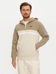 Ellesse Bluza Antogoni SHX20944 Zielony Regular Fit. Zielone bluzy Ellesse, m, bez wzorów, z bawełny, bez kaptura. Za 189.99 zł.