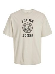 Jack & Jones Koszulka "Victo" w kolorze kremowym rozmiar: XXL. Brązowe bezrękawniki Jack & Jones, xxl, bez wzorów, z bawełny, bez kołnierzyka, bez ramiączek. Za 39.31 zł.