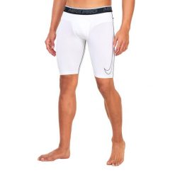 Męskie Spodenki Termiczne Pro. Białe szorty Nike, m, bez wzorów, sportowe. Za 191.99 zł.