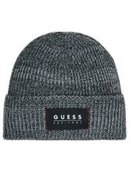 Guess Czapka AM5026 POL01 Szary. Szare czapki zimowe Guess, z aplikacjami, z materiału. Za 169.99 zł.