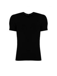 Emporio Armani T-shirt "C-neck" | 1120103 F511 | Mężczyzna | Czarny. Czarne t-shirty Emporio Armani, m, bez wzorów, z elastanu, bez kołnierzyka, bez ramiączek. W wyprzedaży za 239.00 zł.