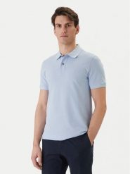 BOSS Polo Pallas 50553564 Błękitny Regular Fit. Niebieskie koszulki polo sportowe Boss, m, bez wzorów, z bawełny, bez kołnierzyka, bez ramiączek. Za 499.99 zł.