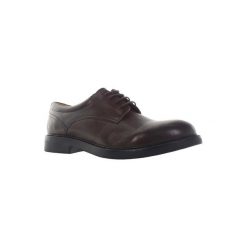 Półbuty męskie LUMBERJACK CONNERY. Czarne eleganckie półbuty Lumberjack, bez wzorów, bez obcasa, bez zapięcia. Za 249.99 zł.