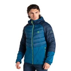Męska Kurtka Hybrydowa Torrek. Niebieskie kurtki Dare 2B, m, bez wzorów, z materiału, z kapturem. Za 497.99 zł.