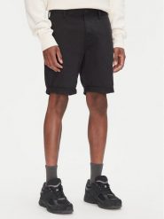 Tommy Jeans Szorty materiałowe Scanton DM0DM21950 Czarny Slim Fit. Czarne szorty Tommy Jeans, m, bez wzorów, z bawełny. Za 269.99 zł.