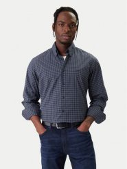 BOSS Koszula Ricoplus 50556464 Granatowy Regular Fit. Niebieskie koszule Boss, m, bez wzorów, z bawełny, bez kołnierzyka, bez ramiączek. Za 449.99 zł.