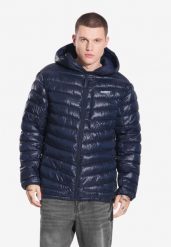 Kurtka turystyczna męska Prosto Synthetic. Niebieskie kurtki Prosto., m, z aplikacjami, z poliamidu, bez kaptura. Za 190.99 zł.