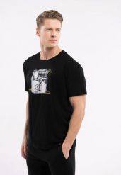 T-shirt z printem, Comfort Fit, T-BILLY. T-shirty Volcano, l, bez wzorów, z bawełny, bez kołnierzyka, bez ramiączek. Za 54.99 zł.