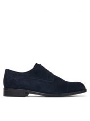 BOSS Półbuty Tayil 50568786 Granatowy. Niebieskie eleganckie półbuty Boss, bez wzorów, ze skóry, bez obcasa, bez zapięcia. Za 849.99 zł.