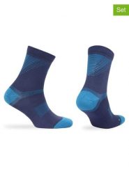 Norfolk Skarpety funkcyjne (3 pary) w kolorze niebieskim rozmiar: 39-42. Niebieskie skarpety Norfolk, bez wzorów, z materiału. Za 83.03 zł.