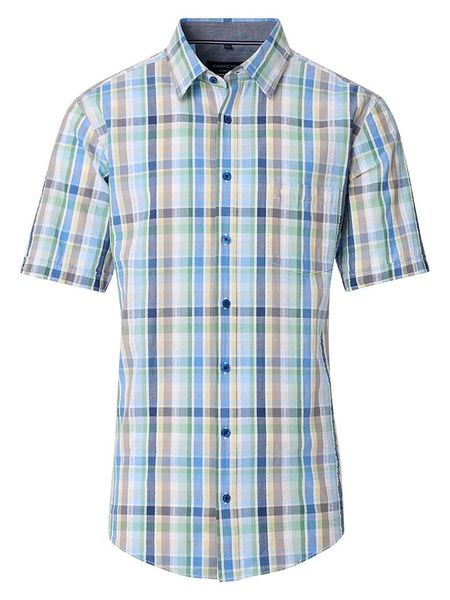 CASAMODA Koszula - Comfort fit - w kolorze błękitnym rozmiar: XXL. Niebieskie koszule CASAMODA, xxl, bez wzorów, z bawełny, bez kołnierzyka, bez ramiączek. Za 83.22 zł.