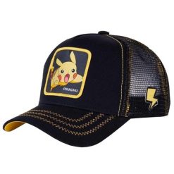 Czapka z daszkiem Capslab Pikachu Pokemon Trucker CL/PKM2/1/PIK7. Czarne czapki z daszkiem Capslab, bez wzorów. Za 103.40 zł.