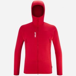 Bluza turystyczna męska Millet Fusion Grid Hoodie active fit POLARTEC Powergrid. Zielone bluzy z kapturem Millet, m, bez wzorów, z materiału, z kapturem. Za 459.00 zł.