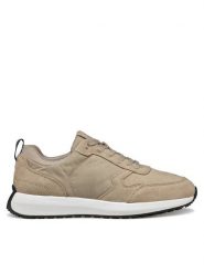 Geox Sneakersy U Volpiano U45GCA 022FU C5004 Beżowy. Brązowe buty sportowe casual Geox, bez wzorów, ze skóry, bez zapięcia. Za 339.99 zł.