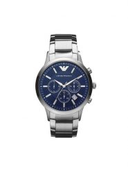 Emporio Armani Zegarek AR2448 Srebrny. Szare zegarki Emporio Armani, srebrne. Za 1,599.00 zł.
