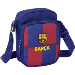 Praktyczna torba boczna Barcelony 25-26. Niebieskie torby na ramię FC Barcelona, bez wzorów, z materiału, na ramię, duże, bez dodatków. Za 96.91 zł.