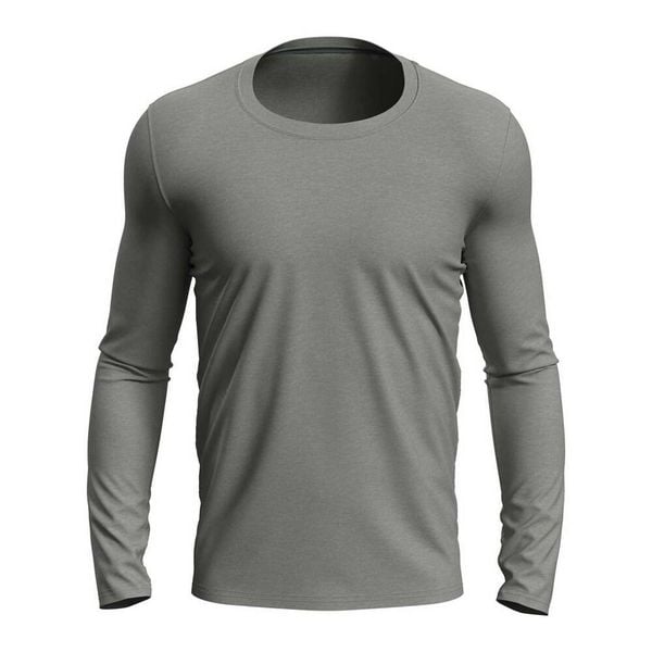 Wrzosowa Koszulka Z Długim Rękawem Dla Dorosłych Unisex. Szare swetry nierozpinane Stedman, bez wzorów, bez kołnierzyka, bez ramiączek. Za 97.99 zł.