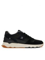 Rieker Revolution Lifestyle Sneakersy U0905-00 Czarny. Czarne buty sportowe casual Rieker Revolution Lifestyle, bez wzorów, ze skóry, bez zapięcia. Za 439.99 zł.