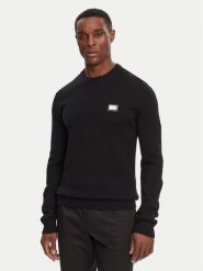 Dolce&Gabbana Sweter GXO39T JEMQ4 Czarny Regular Fit. Czarne swetry rozpinane Dolce&Gabbana, m, bez wzorów, z wełny, bez kołnierzyka, bez ramiączek. Za 2,699.00 zł.