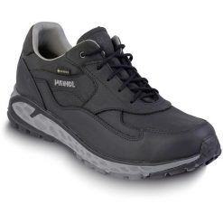 Buty trekkingowe męskie MEINDL Trondheim GTX, z membraną Gore-Tex. Czarne buty trekkingowe MEINDL, bez wzorów, z gore-texu, bez zapięcia, trekkingowe, gore-tex. Za 1,249.00 zł.