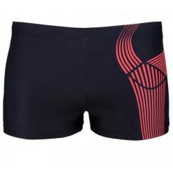 Kąpielówki męskie spodenki bokserki Aqua-Sport Cosmo II. Czarne krótkie spodenki sportowe AQUA-SPORT, m, bez wzorów, z dzianiny. Za 60.99 zł.