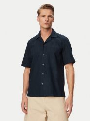 BOSS Koszula Rayer 50559321 Granatowy Regular Fit. Niebieskie koszule Boss, m, bez wzorów, bez kołnierzyka, bez ramiączek. Za 449.99 zł.