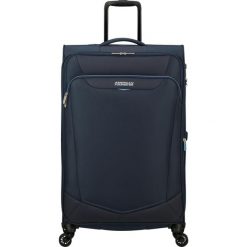 Walizka na 4 kółkach American Tourister Summerride L EXP TSA. Niebieskie walizki American Tourister, bez wzorów. Za 594.30 zł.