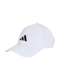 Czapka New Logo Embroidered Baseball. Białe czapki zimowe Adidas, bez wzorów, z materiału. Za 79.95 zł.