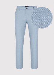 PAKO LORENTE – Błękitne spodnie męskie P23SF-WX-002-S-0. Niebieskie eleganckie spodnie Pako Lorente, na co dzień, l, bez wzorów, z elastanu, casualowe, długie. Za 89.99 zł.