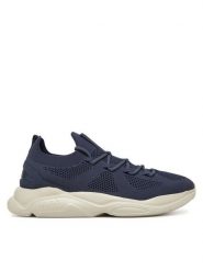 HUGO Sneakersy Leon 50553232 Granatowy. Niebieskie buty sportowe casual Hugo, bez wzorów, z materiału, bez zapięcia. Za 849.99 zł.