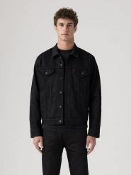 Levi's Kurtka dżinsowa w kolorze czarnym rozmiar: XL. Czarne kurtki Levi's®, s, z aplikacjami, bez kaptura. Za 231.68 zł.