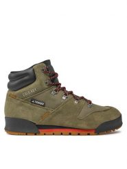 Adidas Trekkingi Terrex Snowpitch Cold.Rdy IH3665 Zielony. Zielone botki sznurowane Adidas, bez wzorów, ze skóry, bez obcasa, bez zapięcia. Za 649.99 zł.
