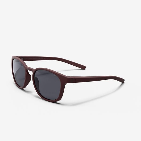 Okulary przeciwsłoneczne kat. 3 MH 160. Fioletowe okulary przeciwsłoneczne Decathlon, okrągłe. Za 54.99 zł.